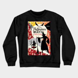 Dark Haunted House Halloween Party Festival Modern abstract design, pumpkin, magic night sky and more / Holiday gifts Crewneck Sweatshirt